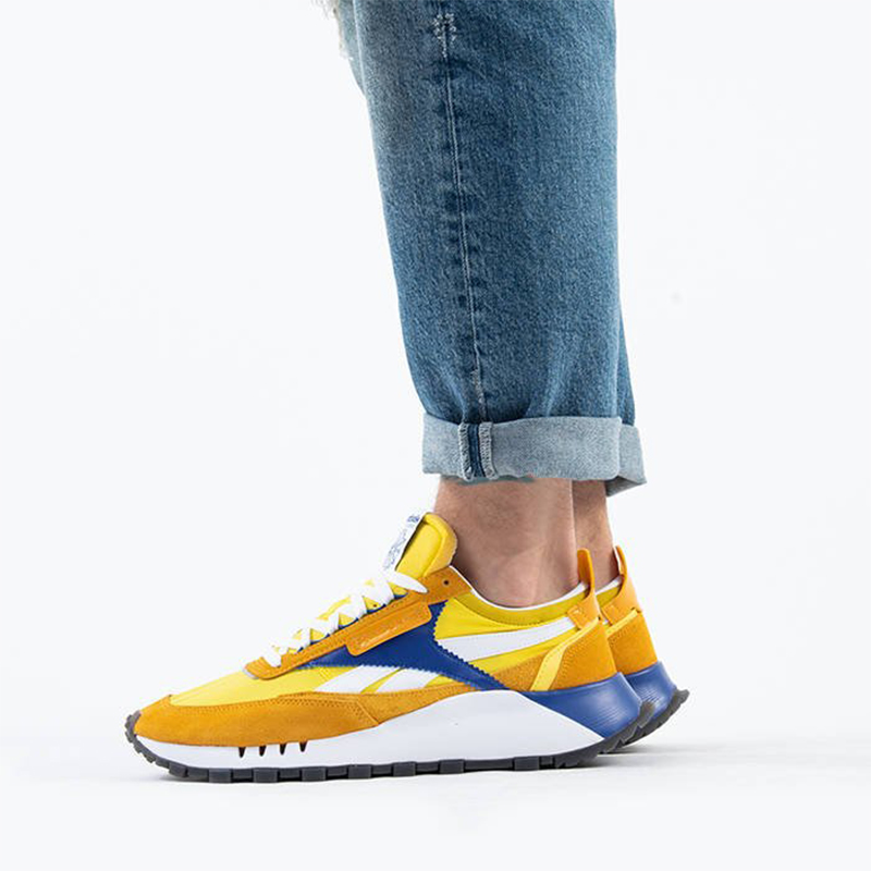 Кеды Reebok Classic Leather Legacy (желтые) — фото 6
