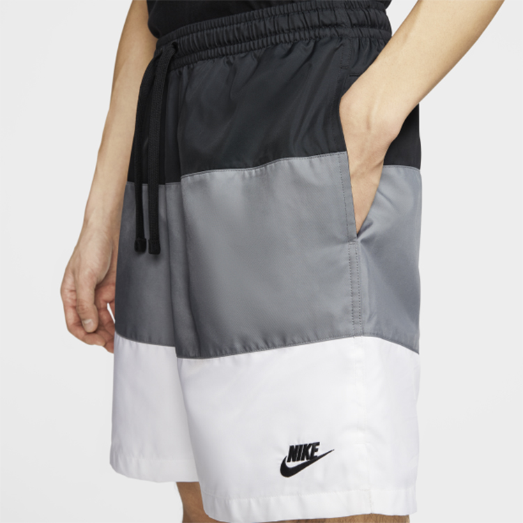 Мужские shorts Nike (черно-бело-серые) — фото 6