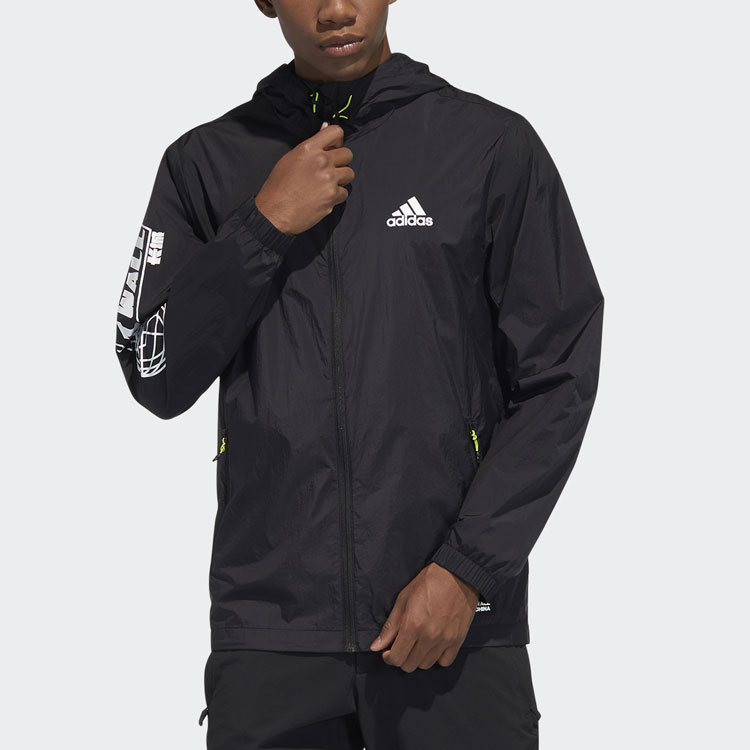 Мужская куртка adidas (зеленая) — фото 2