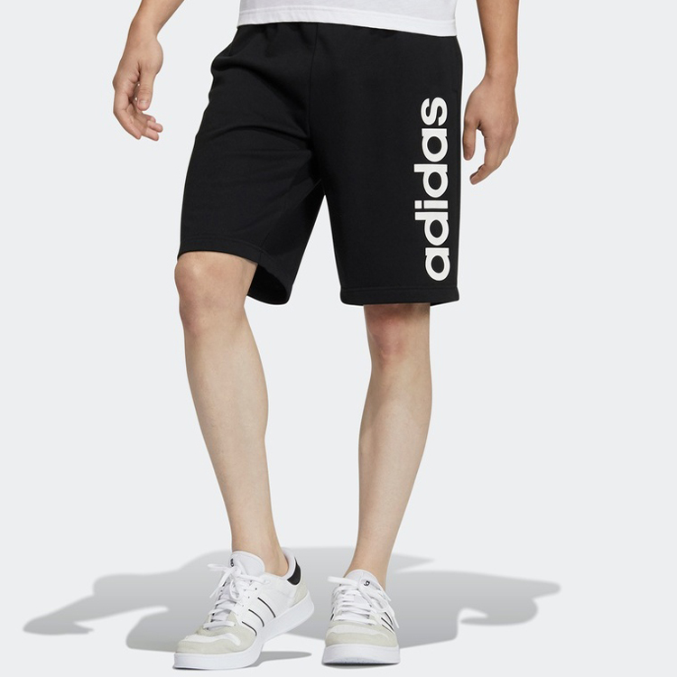 Мужские шорты adidas neo (черные) — фото 2