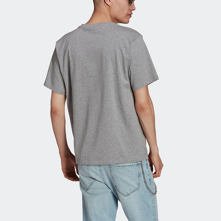 Унисекс футболка adidas originals G Shmoo Ss Tee (серый) — фото 5