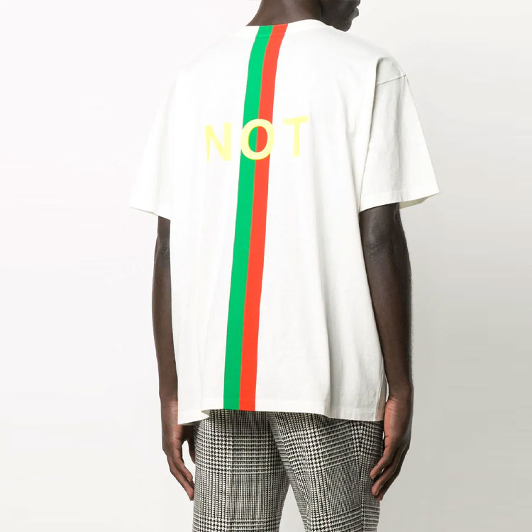 Мужская футболка Gucci (белая) — фото 6