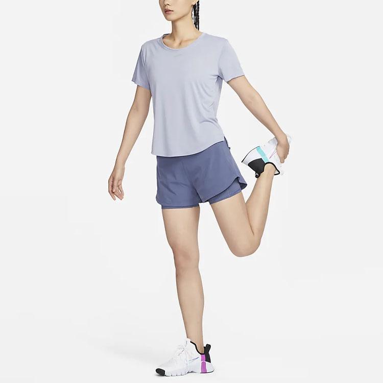 Nike Dri FitBliss Sports Shorts Women’s Fen Blue