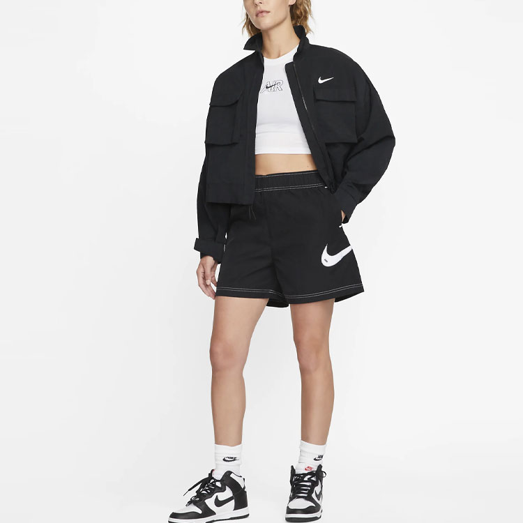 Nike Sports Shorts Women’s Black Moderate Woven Shorts