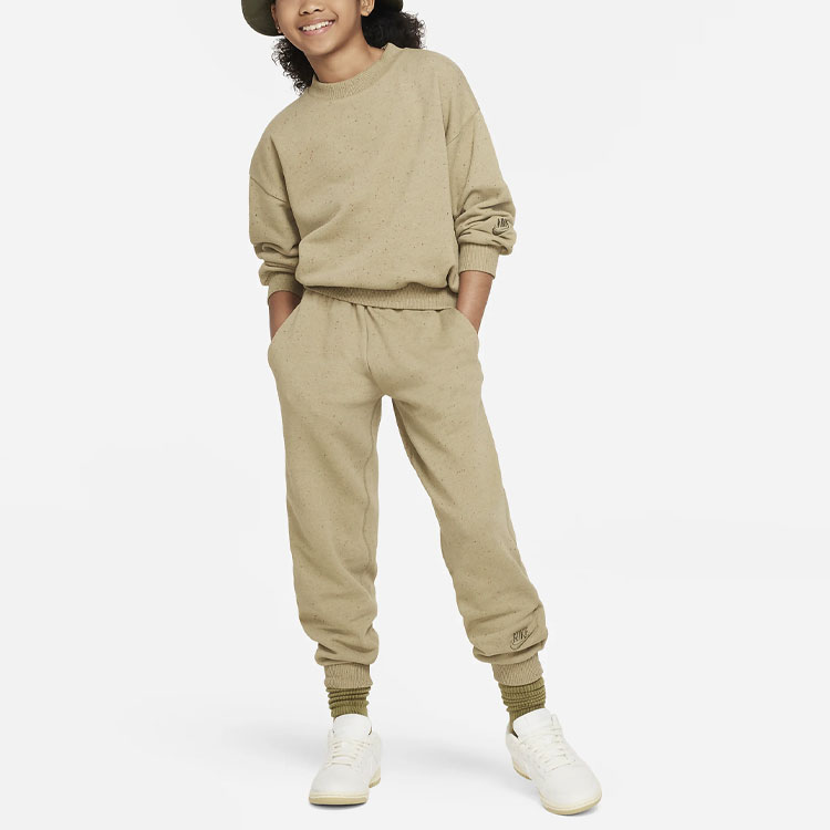 Штаны Nike Sportswear Icon Fleece (бежевый) — фото 3