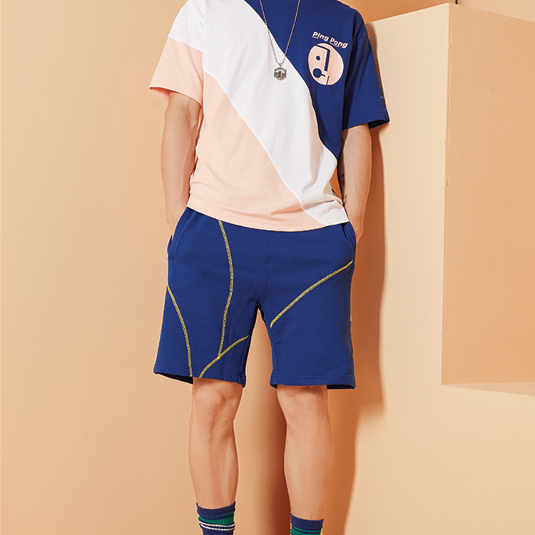 Li Ning Sports Fashion Collection Sports Shorts Men’s Dark Blue Moderate