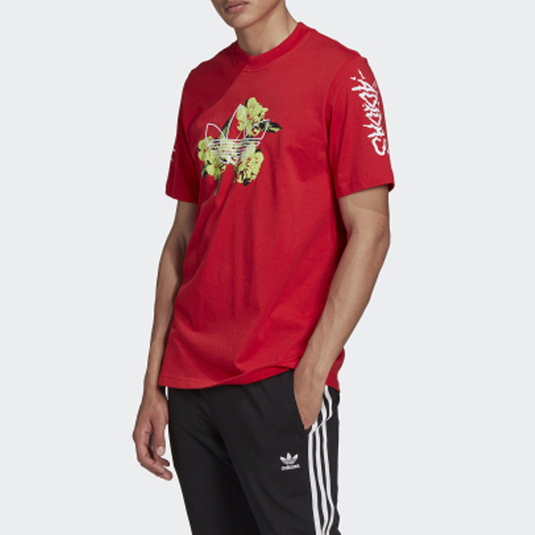 Мужская футболка adidas Originals T (розовая) — фото 3
