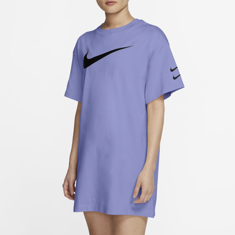 Платье Nike Sportswear Swoosh (синее) — фото 3
