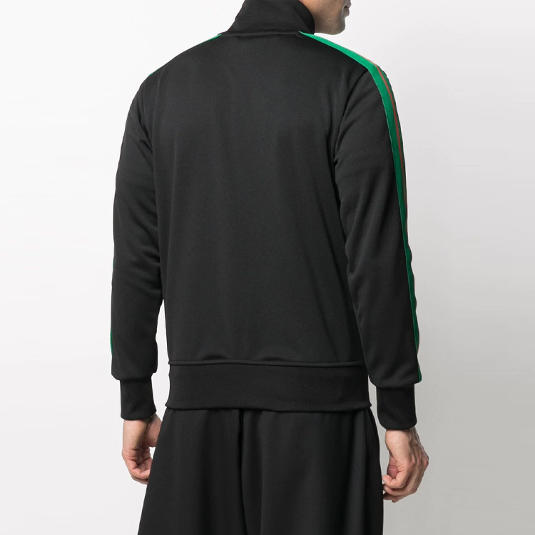 Мужская куртка PALM Angels SS21 Logo Track Jacket (черная) — фото 3