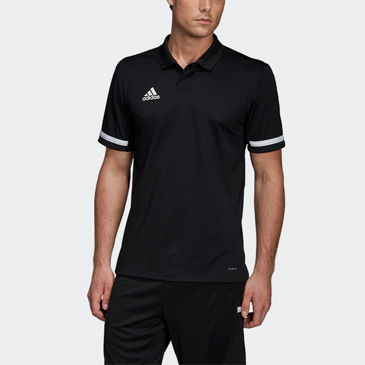 Футболка adidas T19 Polo M (черная) — фото 3