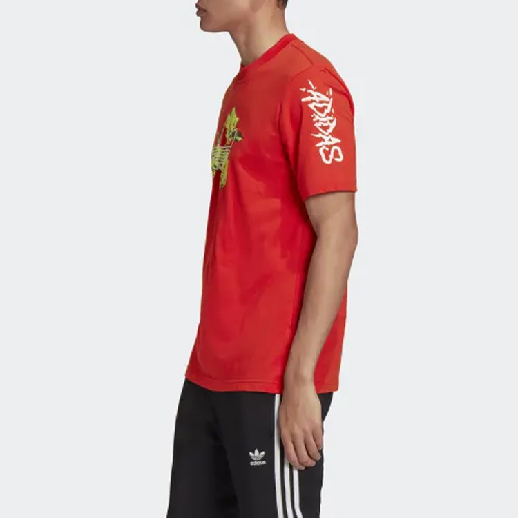 Мужская футболка adidas Originals T (розовая) — фото 4
