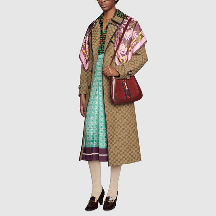 Юбка Gucci Silk (синяя) — фото 3