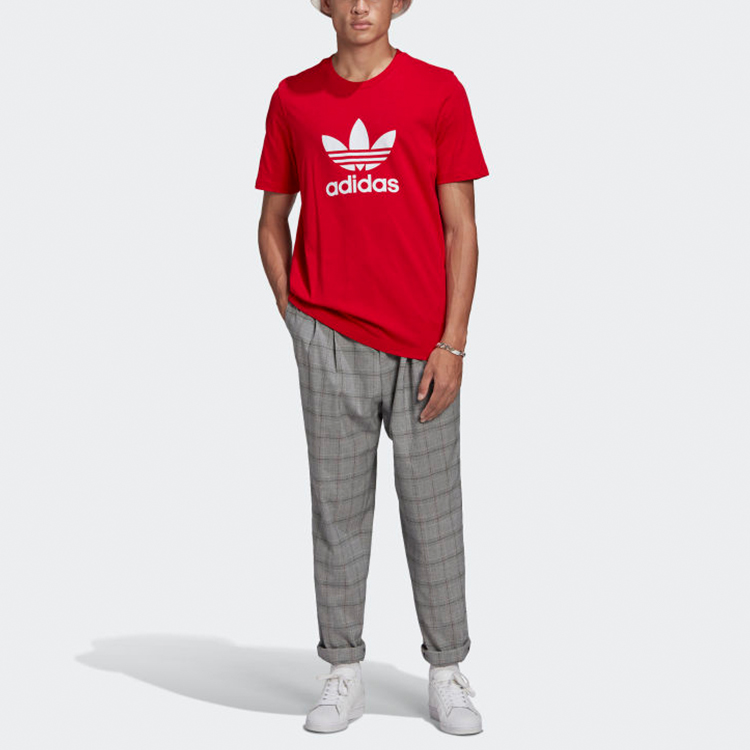 Мужская футболка adidas originals (красная) — фото 2
