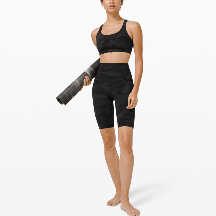 Lululemon Align Casual Shorts Women’s Camouflage Deep Carbon Multicolor