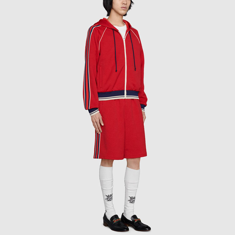 Мужские штаны Gucci SS21 G (красные) — фото 4