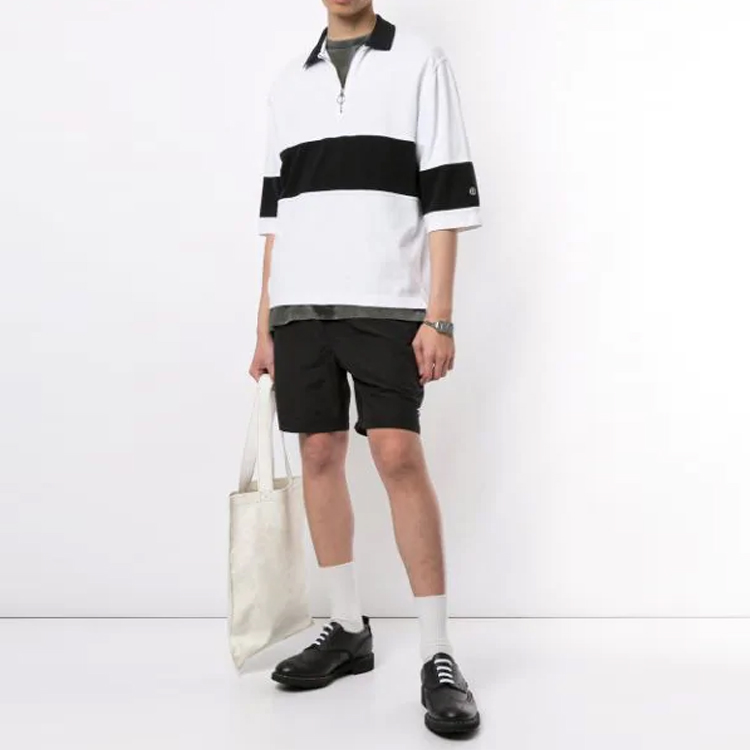 Мужские шорты Stussy logo (черные) — фото 3