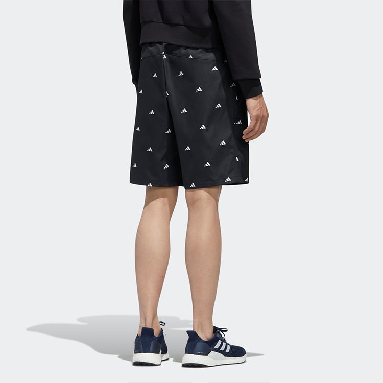 Мужские шорты adidas M Short Gen Aop Logo (черные) — фото 4
