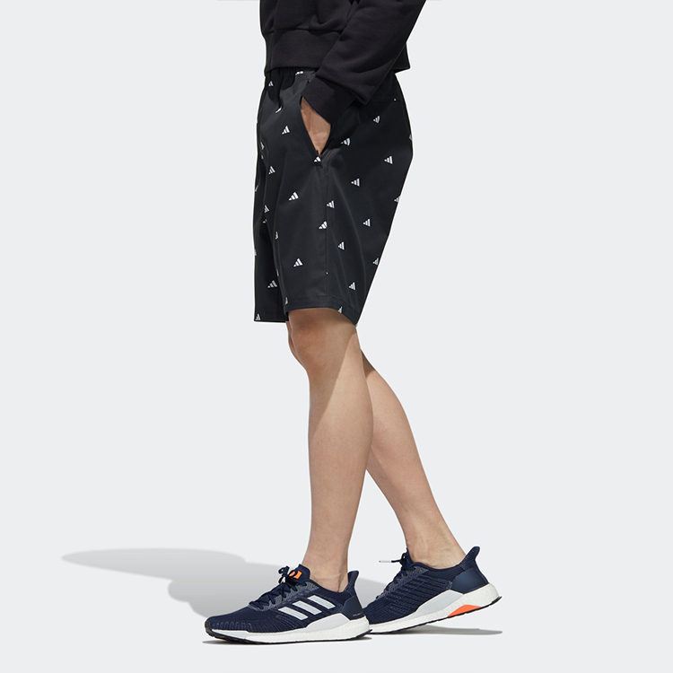 Мужские шорты adidas M Short Gen Aop Logo (черные) — фото 5