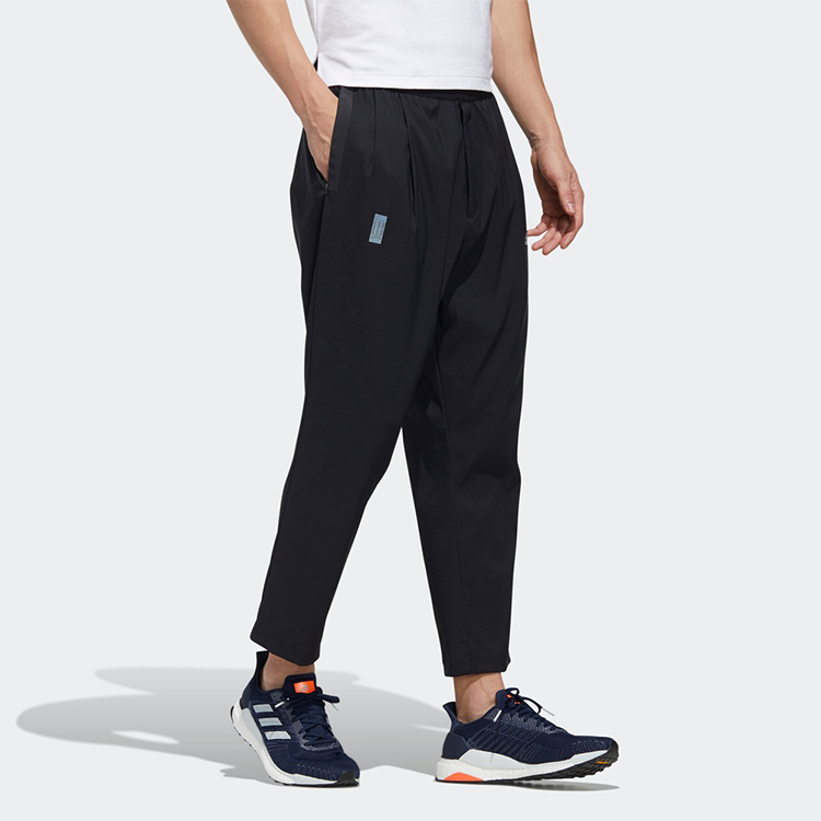 Мужские штаны adidas Wj Pnt Wv Logo (черные) — фото 4