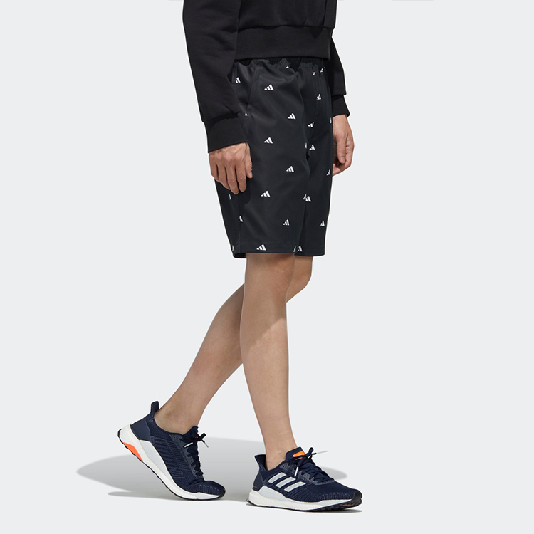 Мужские шорты adidas M Short Gen Aop Logo (черные) — фото 6
