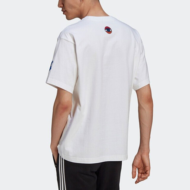 Мужская футболка adidas Artist Tee Ss (белая) — фото 4