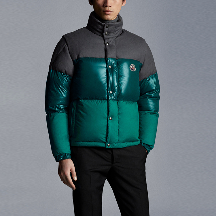 Мужской пуховик Moncler (разноцветный) — фото 3
