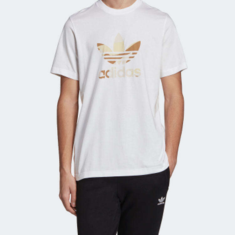 Мужская футболка adidas originals Logo (черная) — фото 3