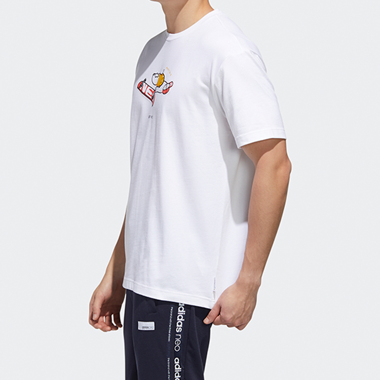 Футболка adidas neo (белая) — фото 5
