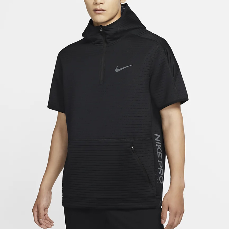 Мужская футболка Nike Pro (черная) — фото 2