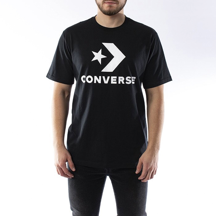Мужская футболка Converse LogoT (черный) — фото 3