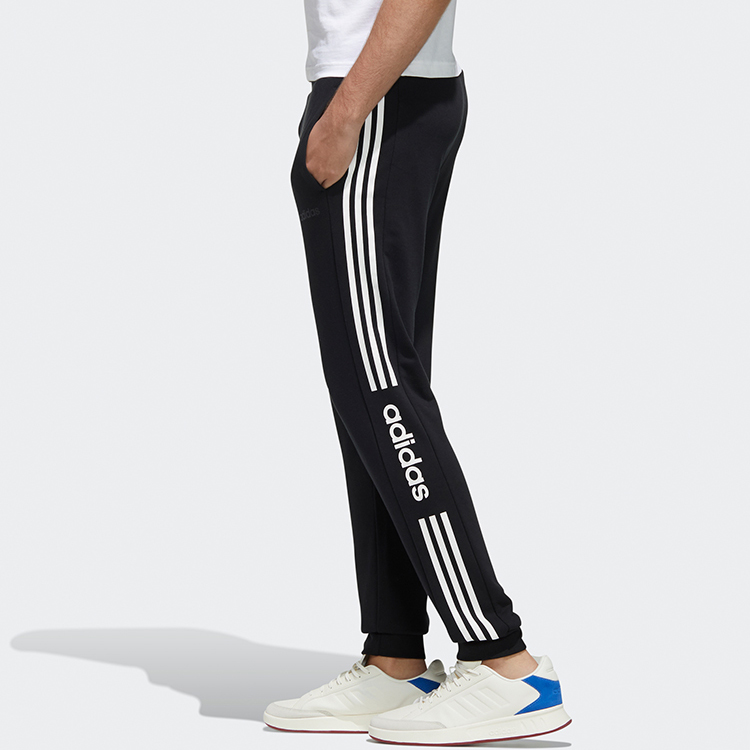 Мужские штаны adidas neo 3s (черные) — фото 4