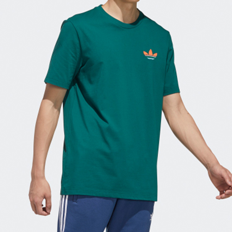 Мужская футболка adidas originals T (зеленая) — фото 6