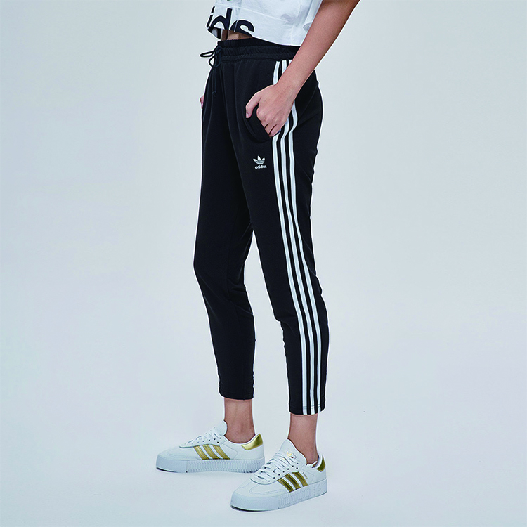Женские штаны adidas originals ADICOLOR (черные) — фото 3