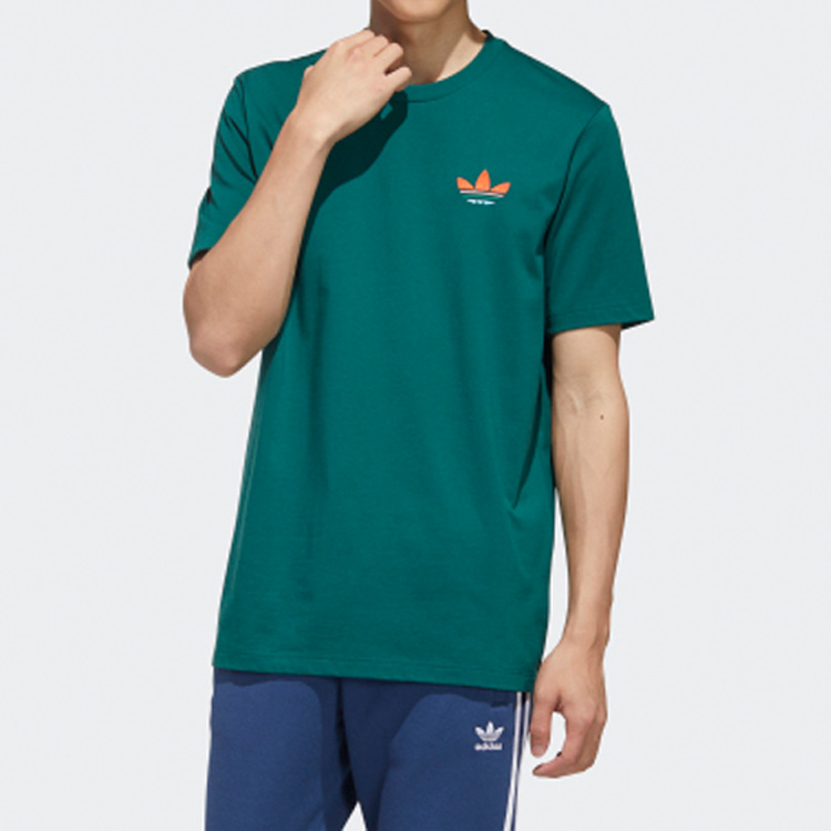 Мужская футболка adidas originals T (зеленая) — фото 3
