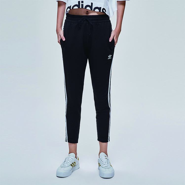 Женские штаны adidas originals ADICOLOR (черные) — фото 4