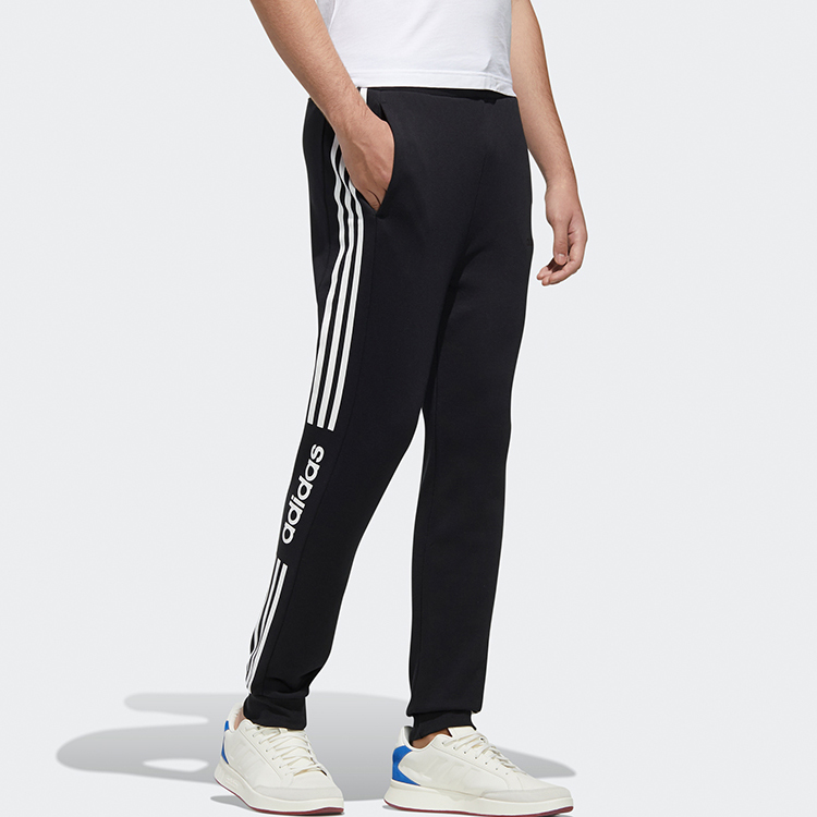 Мужские штаны adidas neo 3s (черные) — фото 6