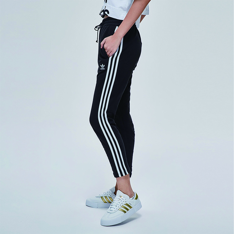 Женские штаны adidas originals ADICOLOR (черные) — фото 7