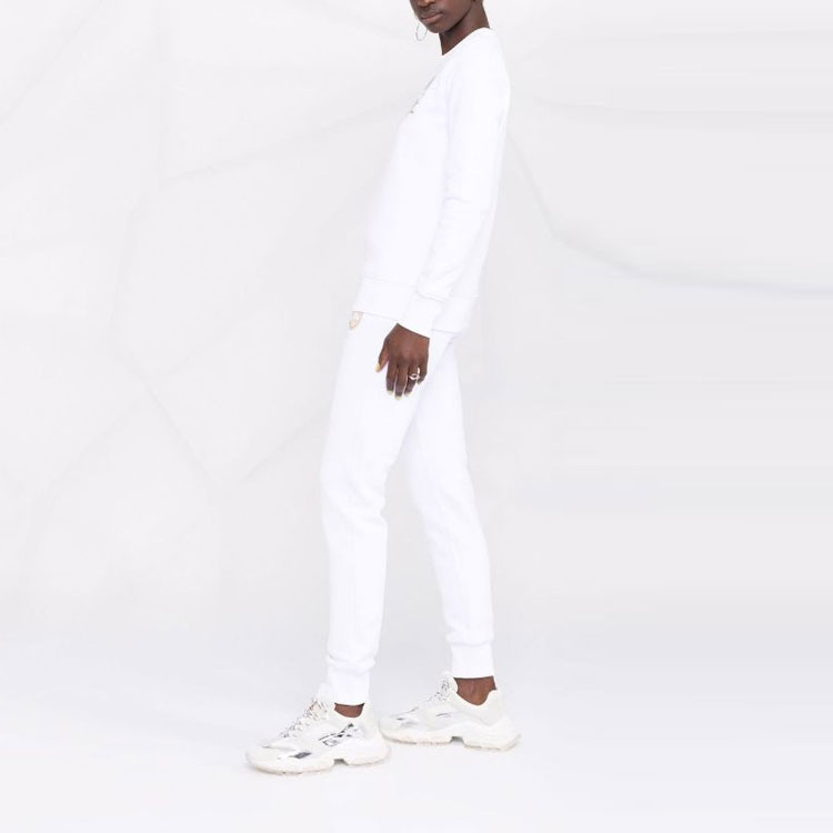 Женская толстовка Versace JEANS COUTURE FW21 Logo (белый) — фото 4