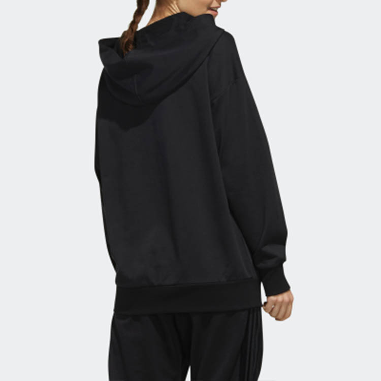 Женское худи adidas neo W Cs Sv Hdy (черное) — фото 4