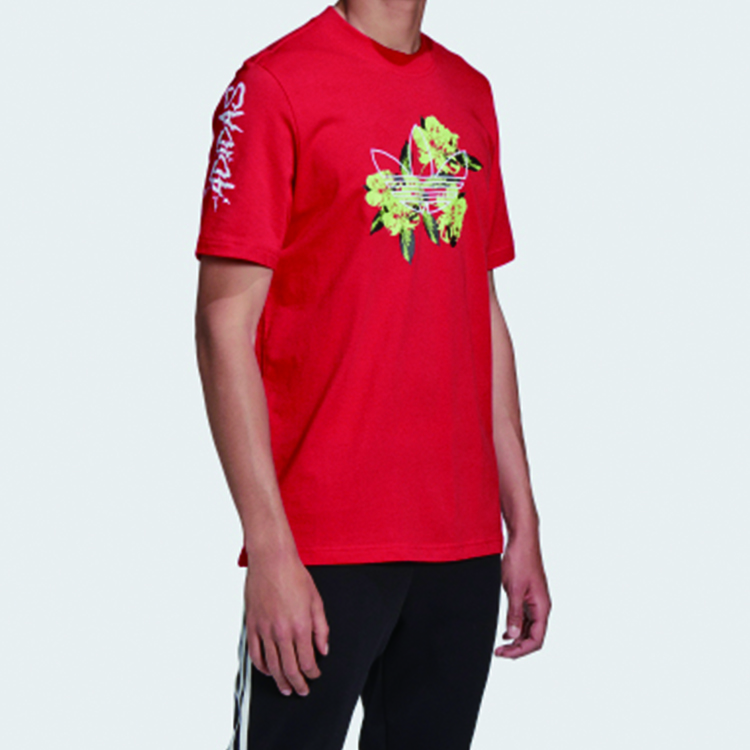 Мужская футболка adidas Originals T (розовая) — фото 5