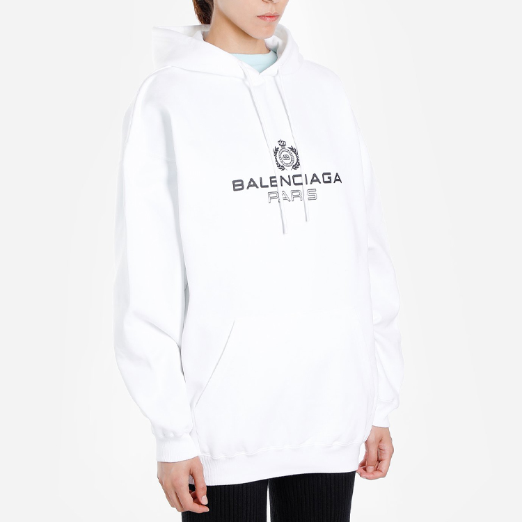 Женское худи Balenciaga (белое) — фото 5