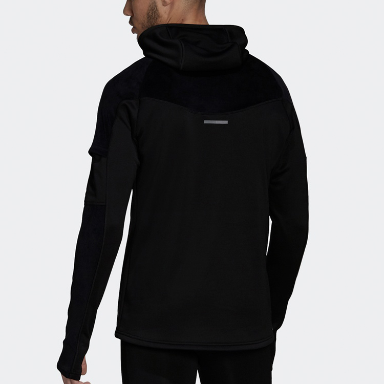 Мужское худи adidas Warm Hood (черное) — фото 2