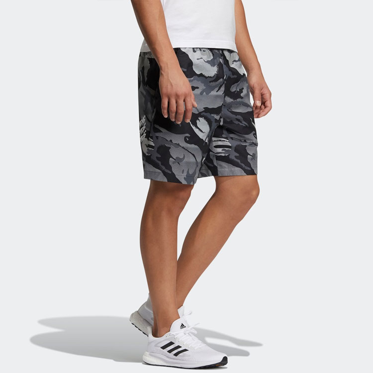 Adidas Sports Shorts Men’s Light Gray White Moderate