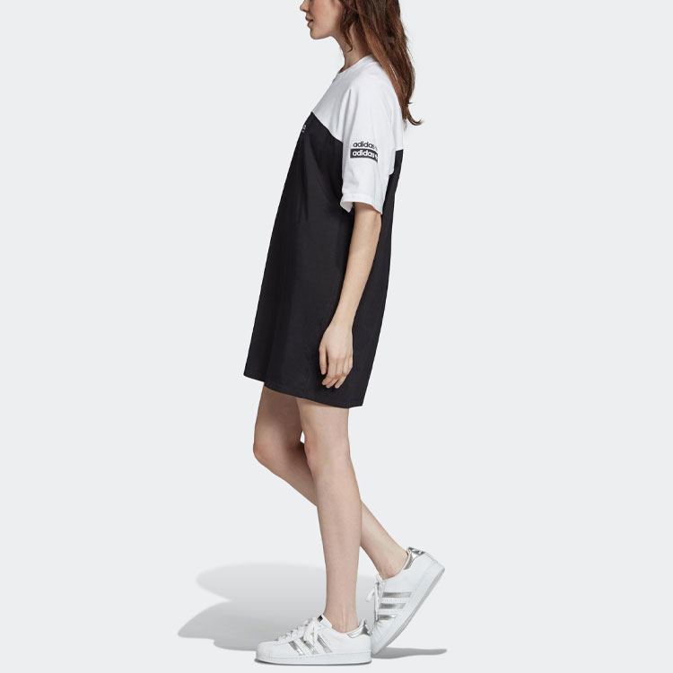 Женские платье adidas originals Tee Dress (черное) — фото 6