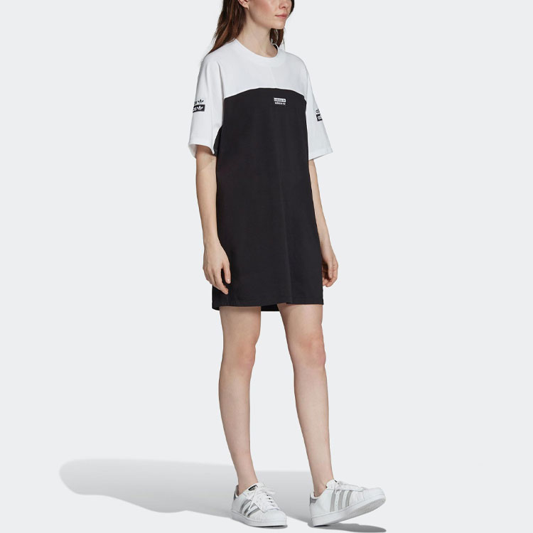 Женские платье adidas originals Tee Dress (черное) — фото 5
