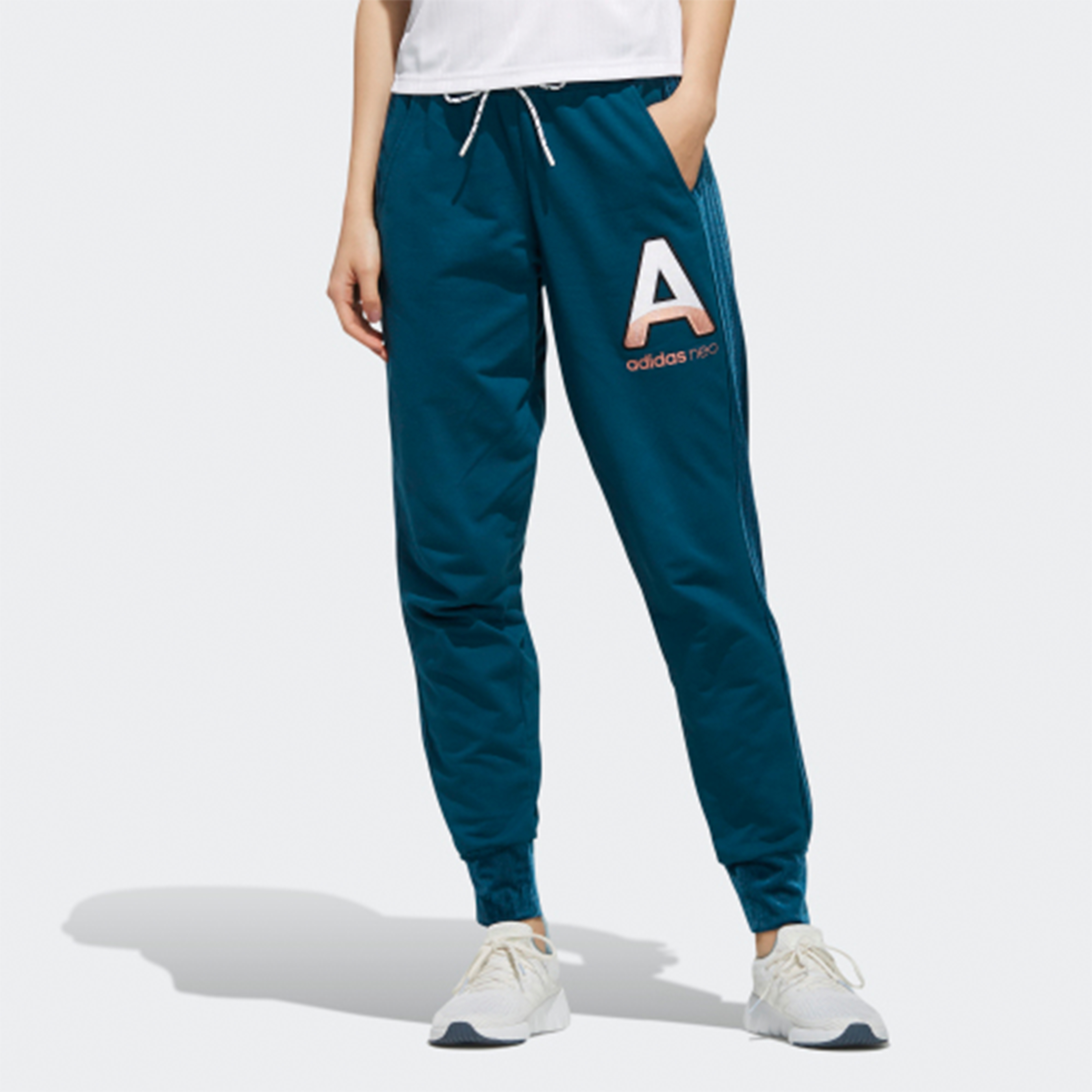 Женские штаны adidas neo (темно-синие) — фото 3