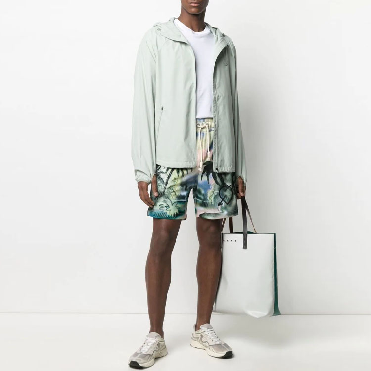 Palm Angels Paradise mesh track shorts