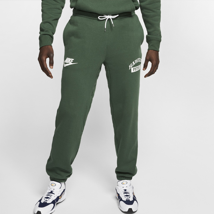 Мужские штаны Nike X Stranger Things Sweat Pant (зеленые) — фото 3