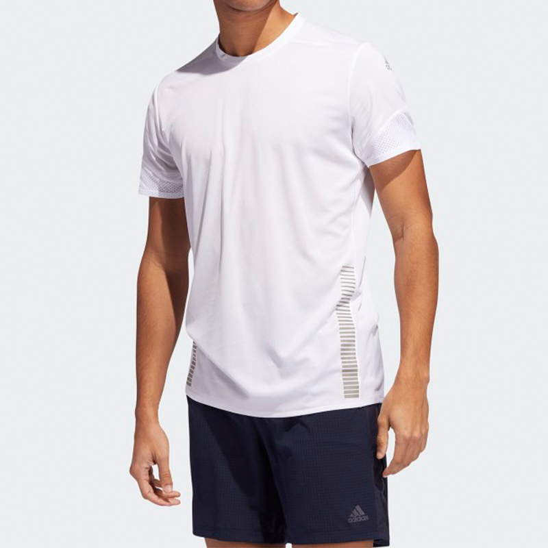 Мужская футболка adidas (белая) — фото 3