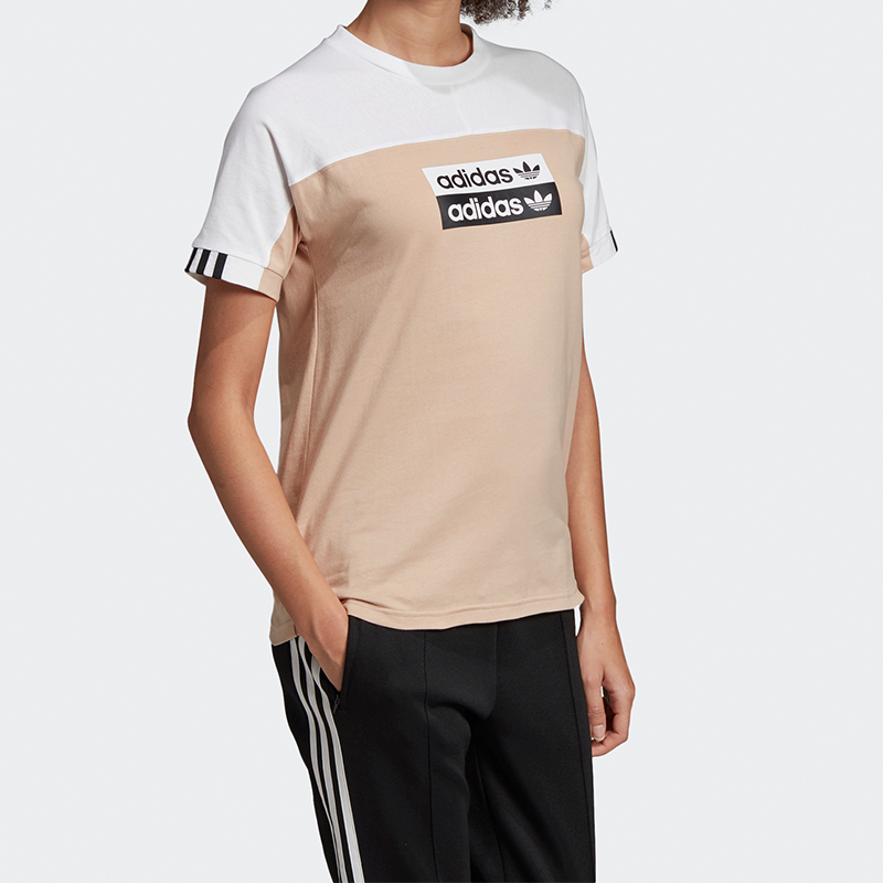 Женская футболка adidas originals (черная) — фото 5